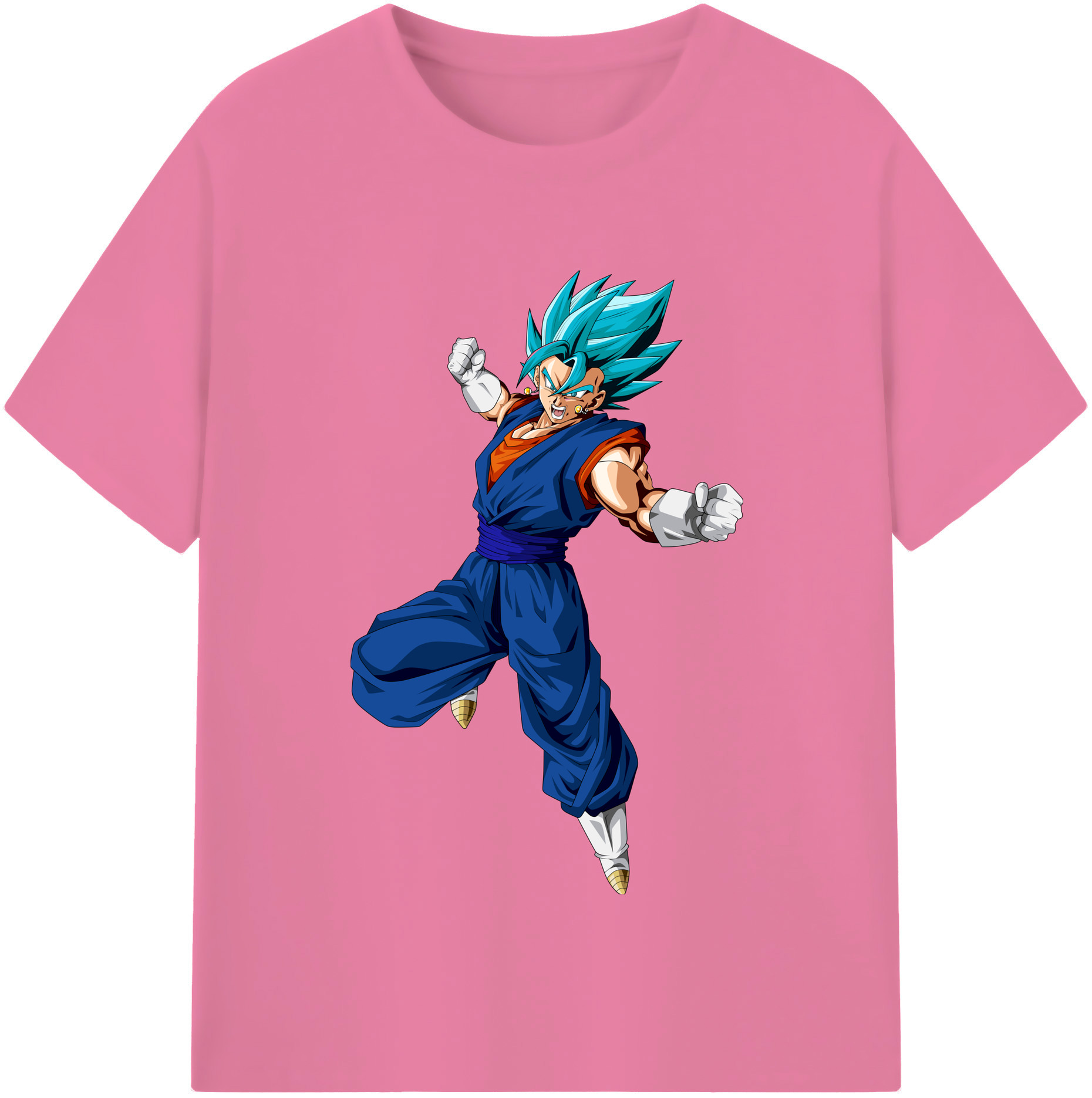 （画像用） ドラゴンボール ベジット DRAGON BALL Vegetto 綿100％半袖Tシャツ（フロントプリント）